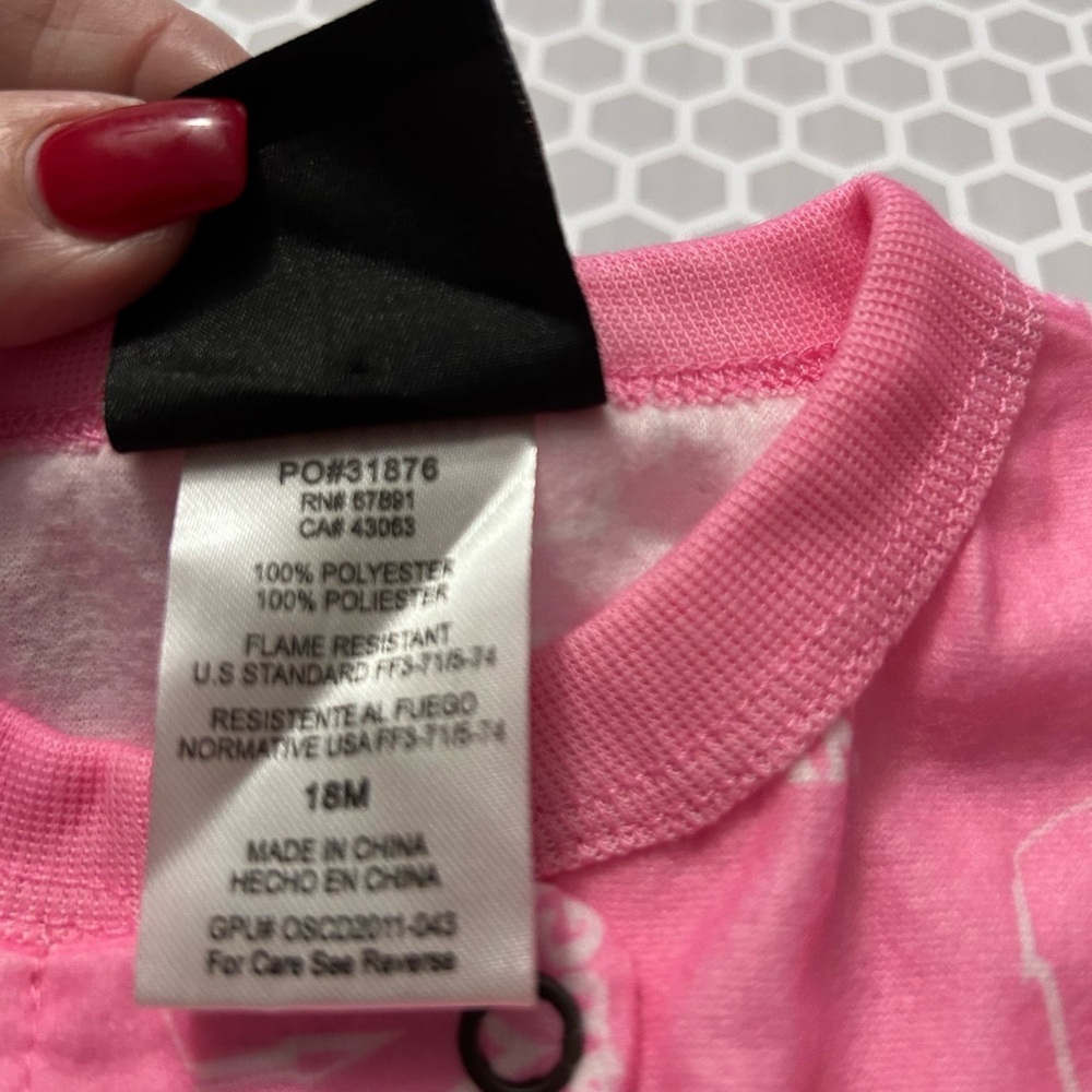 NWT Wisconsin Badgers Pink Baby Footie Pajamas
Size 18M - Picture 6 of 7